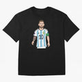 Badly Drawn Messi Classic T-Shirt Fuel Your Fan Pride for the FIFA World Cup 2026 USA Canada Mexico Journey through Messi, Neymar and Mbappe Highlights, England and Germany Pride, Classic Soccer Heritage, Championship Pressure, Fan Loyalty and