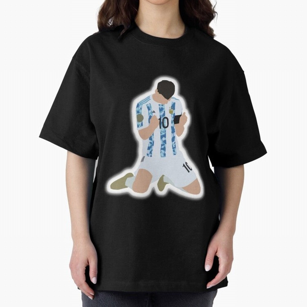Messi Art Illustration Essential T-Shirt Join the Countdown to FIFA World Cup 2026 Spirit, Filled with Portugal, Spain and Germany, Neymar, Haaland and Cristiano Ronaldo, Tournament Hype, Historic Matchups, Family Viewing Parties and Global Sports
