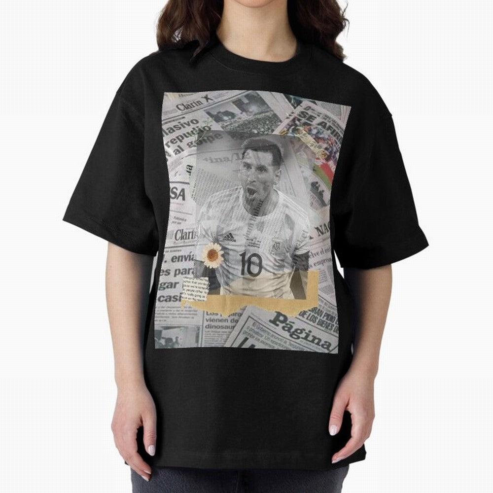 Lionel Messi The Greatest Oversized T-Shirt Make the Season About FIFA World Cup 2026 USA Canada Mexico for Fans of Messi and Portugal, Spain and Germany, Bringing Worldwide Fan Energy, Dramatic Goals, Stadium Lights and Championship Celebrations;