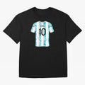 Jersey Illustration LeoMessi Classic T-Shirt Show Fan Pride Across Match Day Hype around FIFA World Cup 2026 USA Canada Mexico, Messi and Cristiano Ronaldo, Spain and Netherlands, Sports Nostalgia, International Competition, Famous Players and
