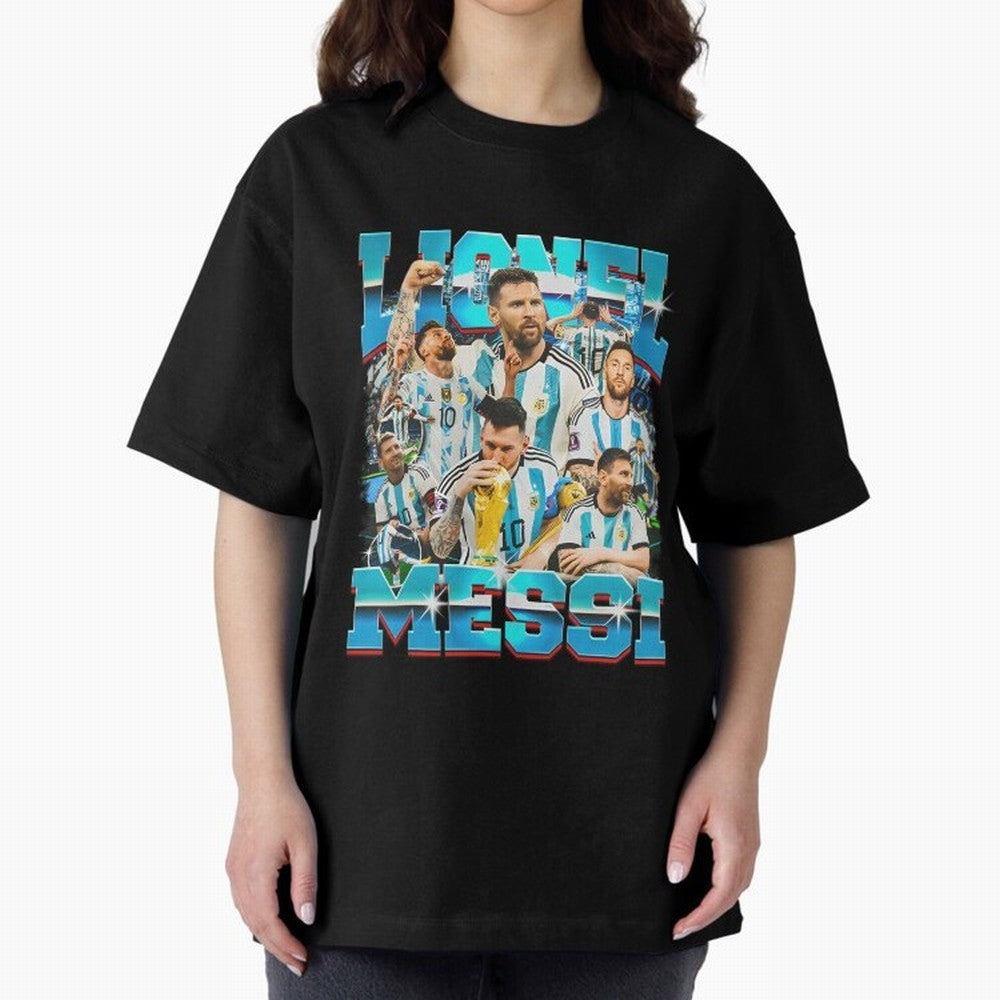 Lionel Messi Bootleg Essential T-Shirt Wear the Spirit of Match Day Hype around FIFA World Cup 2026 USA Canada Mexico, Messi, Neymar and Mbappe, Brazil, Portugal and Argentina, Football History, Final Match Energy, Crowd Noise and Once in a