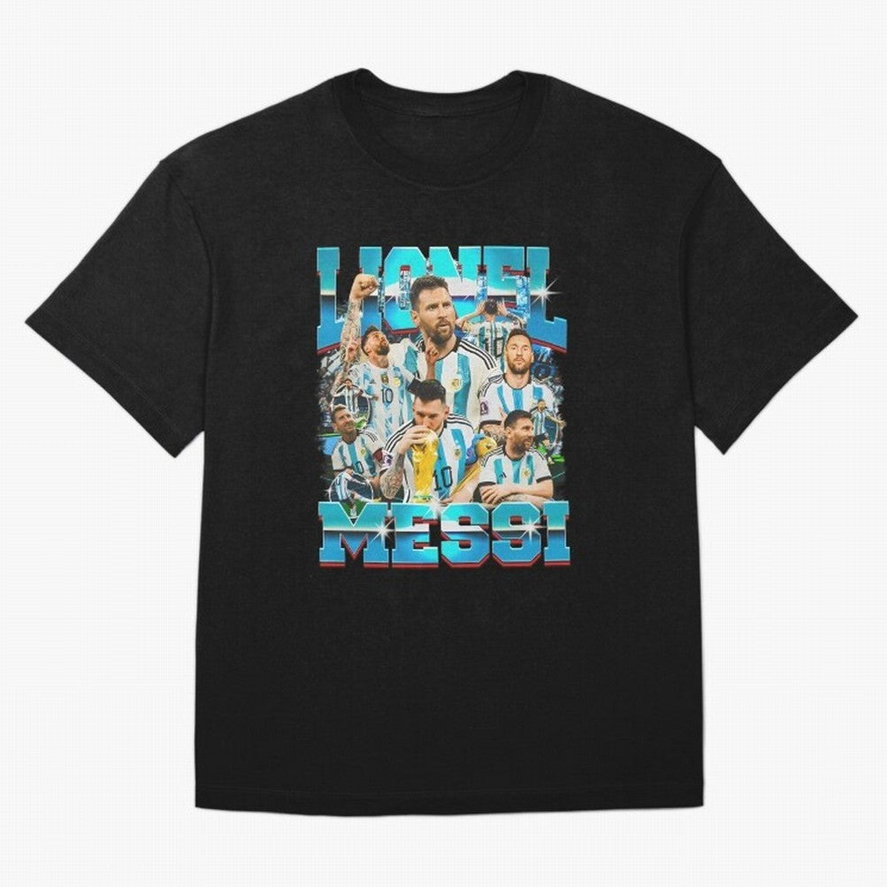Lionel Messi Bootleg Essential T-Shirt Wear the Spirit of Match Day Hype around FIFA World Cup 2026 USA Canada Mexico, Messi, Neymar and Mbappe, Brazil, Portugal and Argentina, Football History, Final Match Energy, Crowd Noise and Once in a