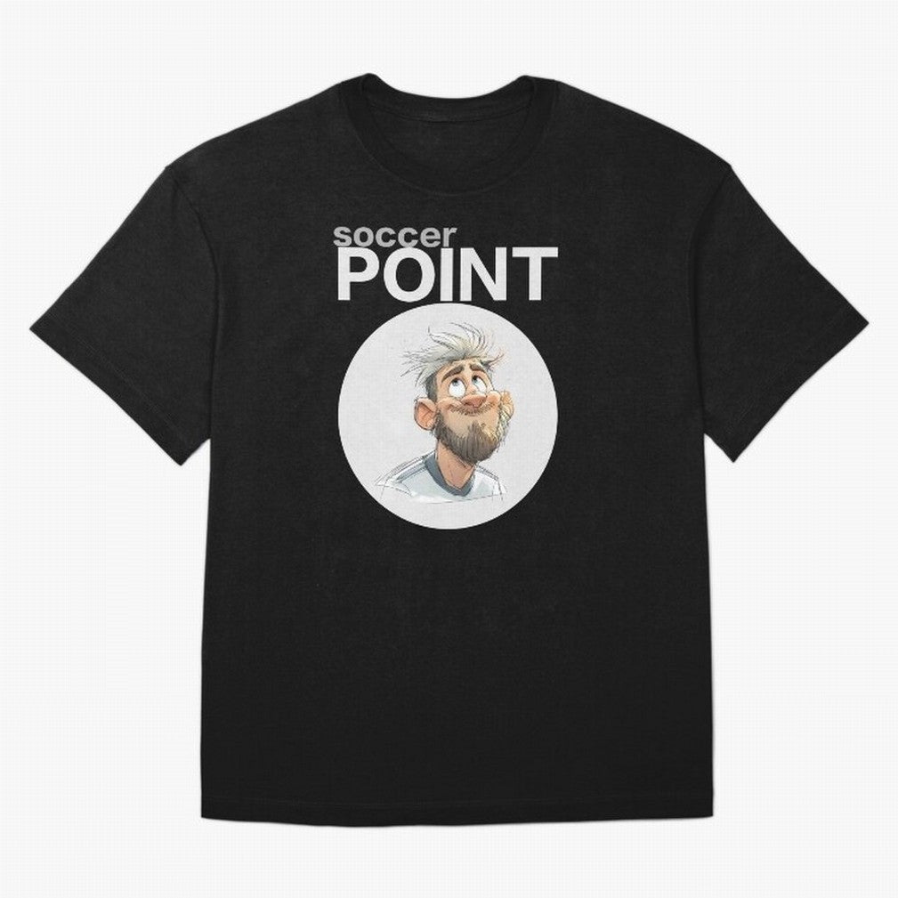 soccer POINT Classic T-Shirt Share the Excitement of Global Football Passion for FIFA World Cup 2026 Group Stage, Built around Messi and Cristiano Ronaldo, France and Portugal, Vintage Soccer Flavor, Modern Football Stars, National Flags and Final
