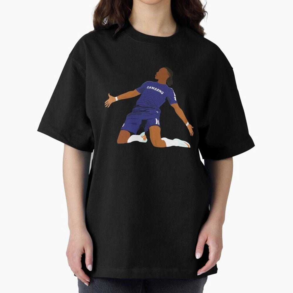 Drogba Classic T-Shirt Celebrate Supporters United by FIFA World Cup 2026 USA Canada Mexico Highlighting Mbappe and Neymar, Argentina Energy, Game Day Rituals, Football Legends, Country Pride and the Road to the Final; Ideal for Football Dads,