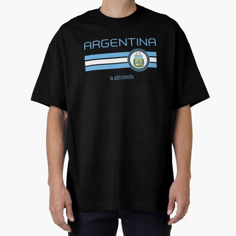 Football Argentina Classic T-Shirt Feel the Heartbeat of FIFA World Cup 2026 USA Canada Mexico Highlighting CR7, England, France and Netherlands Energy, Championship Spirit, Famous Goals, Roaring Crowds and International Football Unity; Perfect for