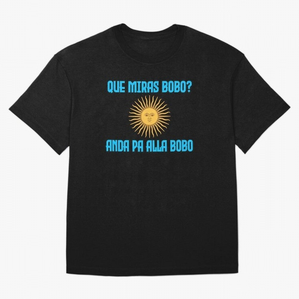 Que Miras Bobo Messi Argentina Flag Classic T-Shirt Show Match Day Excitement for FIFA World Cup 2026 USA Canada Mexico Spirit, Made for England and Germany, Messi, Championship Spirit, Famous Goals, Roaring Crowds and International Football Unity;