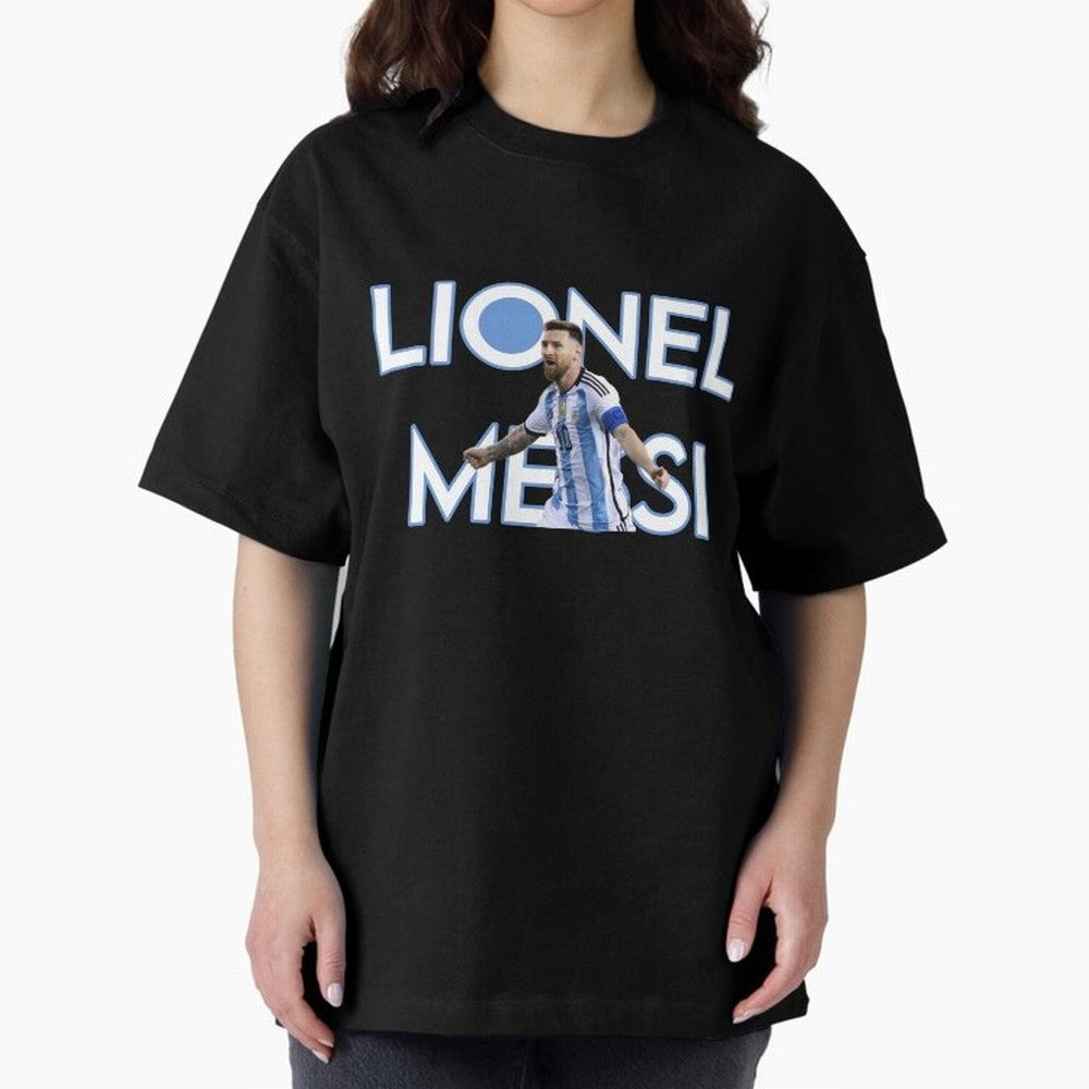 Lionel Messi Oversized T-Shirt Honor FIFA World Cup 2026 USA Canada Mexico with Neymar, Brazil, Portugal and Argentina Energy, Worldwide Fan Energy, Dramatic Goals, Stadium Lights and Championship Celebrations; Built for Supporters Chasing Trophy