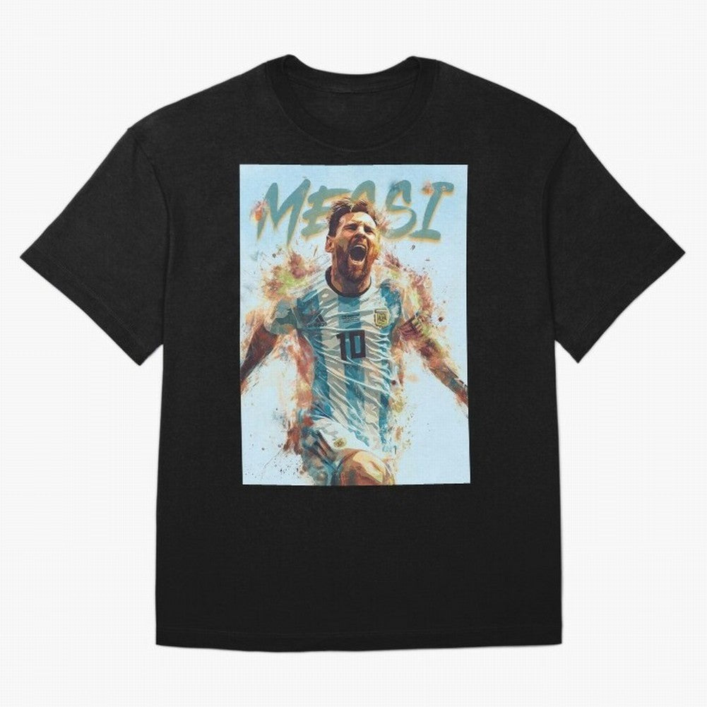 The Messiah Oversized T-Shirt Show Your Love for the FIFA World Cup 2026 Group Stage Journey through Mbappe Highlights, Argentina and Brazil Pride, Retro Football Energy, Iconic Rivalries, Trophy Chase Drama and Stadium Atmosphere; Perfect for