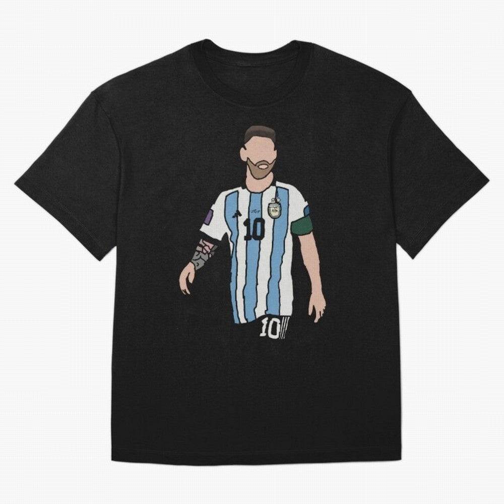 Lionel Messi Number 10 Campeones Del Mundo Essential T-Shirt Support Your Favorite Stars during Global Football Passion for FIFA World Cup 2026 USA Canada Mexico, Driven by Haaland and Mbappe, England and Germany, Football History, Final Match