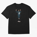Messi Iconic Illustration Oversized T-Shirt Show Love for Legendary Goals in the FIFA World Cup 2026 Group Stage Journey through Messi, Neymar and Mbappe Highlights, Portugal, Spain and Germany Pride, Global Supporter Spirit, Legendary Goals,