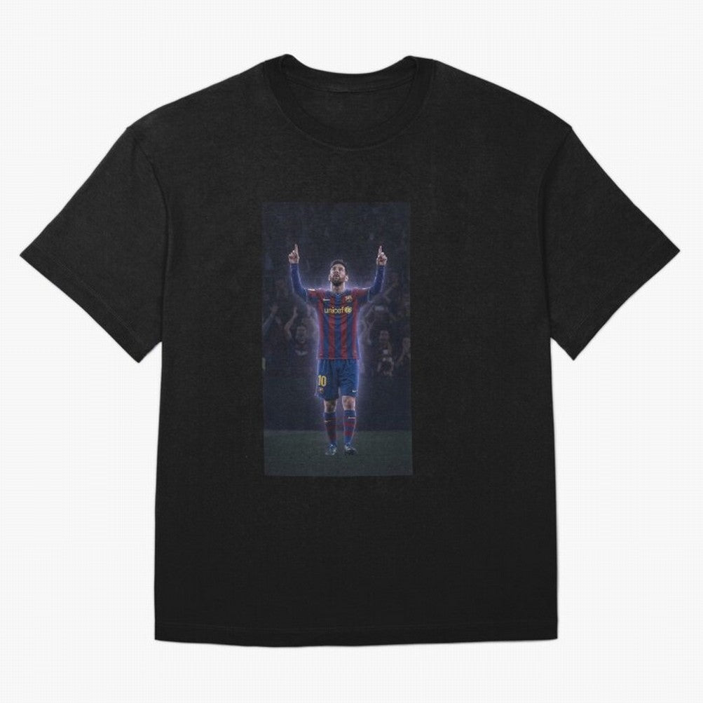 Lionel Messi Classic T-Shirt Represent the Passion of Match Day Hype around FIFA World Cup 2026 Group Stage, Mbappe and Neymar, Brazil, Portugal and Argentina, Classic Soccer Heritage, Championship Pressure, Fan Loyalty and International Pride;
