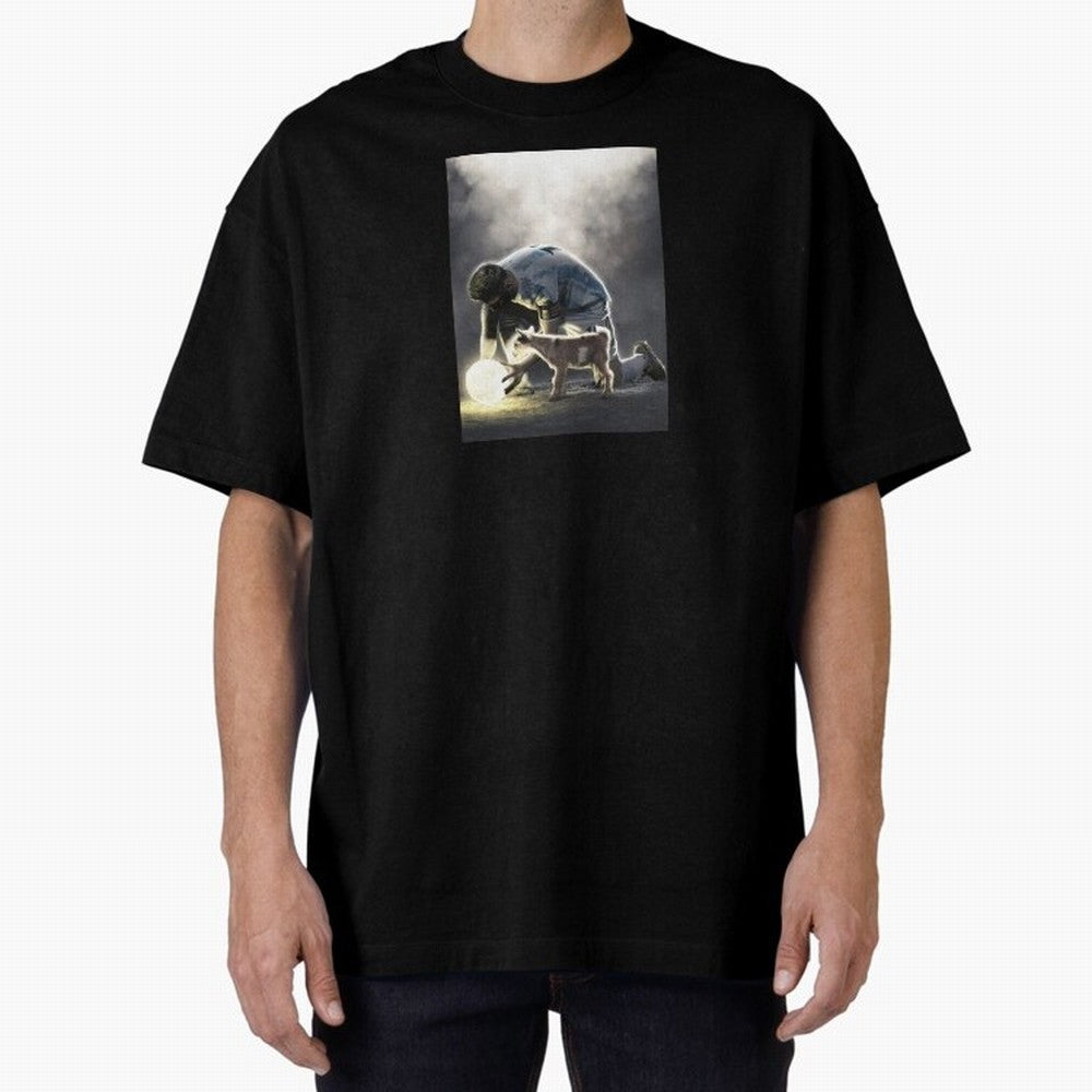 LIONEL MESSI GOAT Oversized T-Shirt Honor Match Day Hype around FIFA World Cup 2026 Group Stage, CR7 and Messi, France, Global Supporter Spirit, Legendary Goals, National Colors and Tournament Celebration; Great for Supporters Who Love Legendary
