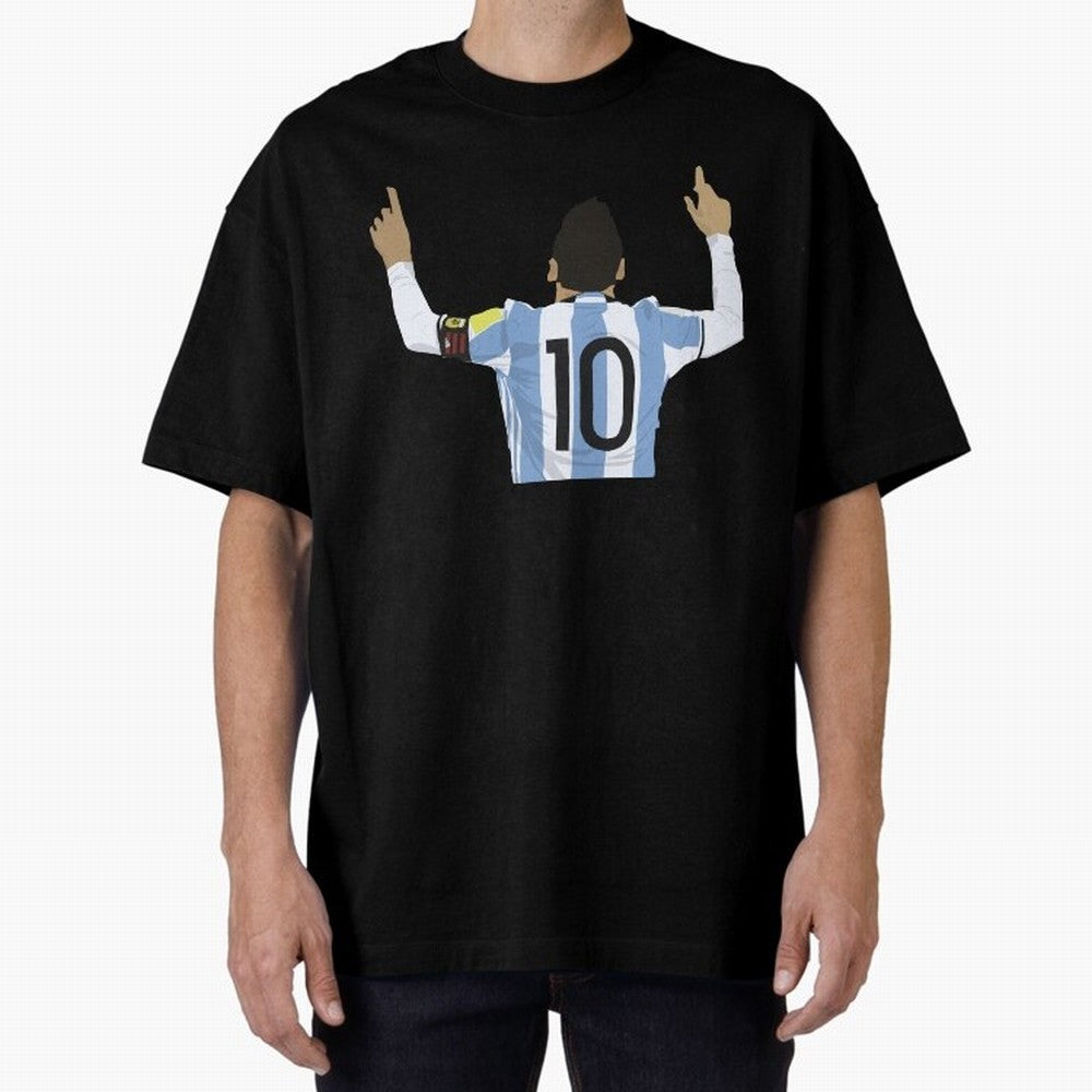 Leo- M10 Essential T-Shirt Spotlight Match Day Hype around FIFA World Cup 2026, Haaland, Germany, Match Day Excitement, Supporter Culture, Golden Goals and Global Football Passion; Perfect for People Who Love Argentina, Brazil, France, England,