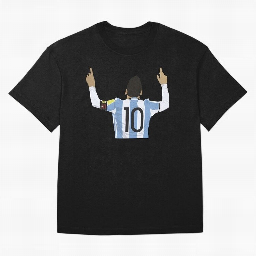 Leo- M10 Essential T-Shirt Spotlight Match Day Hype around FIFA World Cup 2026, Haaland, Germany, Match Day Excitement, Supporter Culture, Golden Goals and Global Football Passion; Perfect for People Who Love Argentina, Brazil, France, England,
