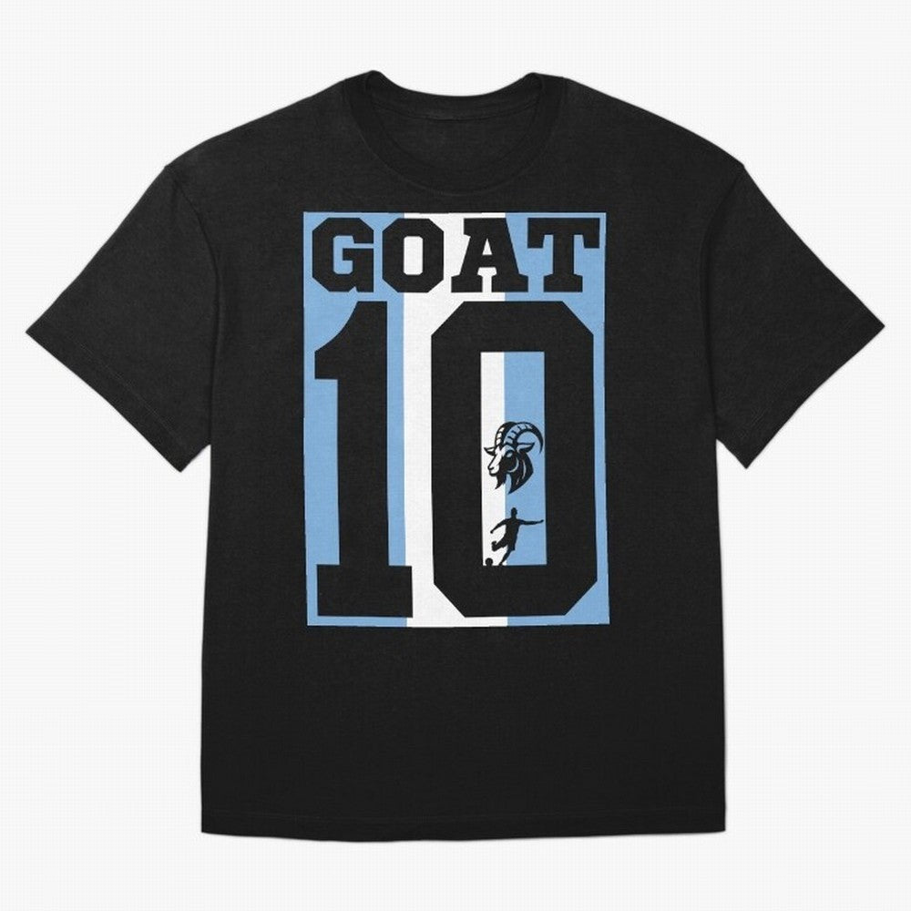 World Cup 2026 Argentina The Goat 10 Classic T-Shirt Join Supporters Worldwide for Global Football Passion for FIFA World Cup 2026 Group Stage, Connected to Messi and Cristiano Ronaldo, Brazil, Championship Spirit, Famous Goals, Roaring Crowds and