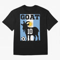 Argentina World Cup 2026 The Goat 10 Oversized T-Shirt Join Supporters Worldwide for Global Football Passion for FIFA World Cup 2026 Group Stage, Featuring Cristiano Ronaldo, Haaland and CR7, Spain, Stadium Chants, National Pride, Trophy Dreams and