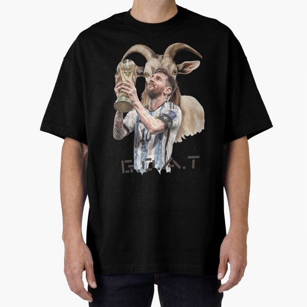 The G.O.A.T of Football, Lionel Messi Classic T-Shirt Celebrate Soccer Greatness during Match Day Hype around FIFA World Cup 2026 USA Canada Mexico, Cristiano Ronaldo, Haaland and CR7, Brazil, Worldwide Fan Energy, Dramatic Goals, Stadium Lights