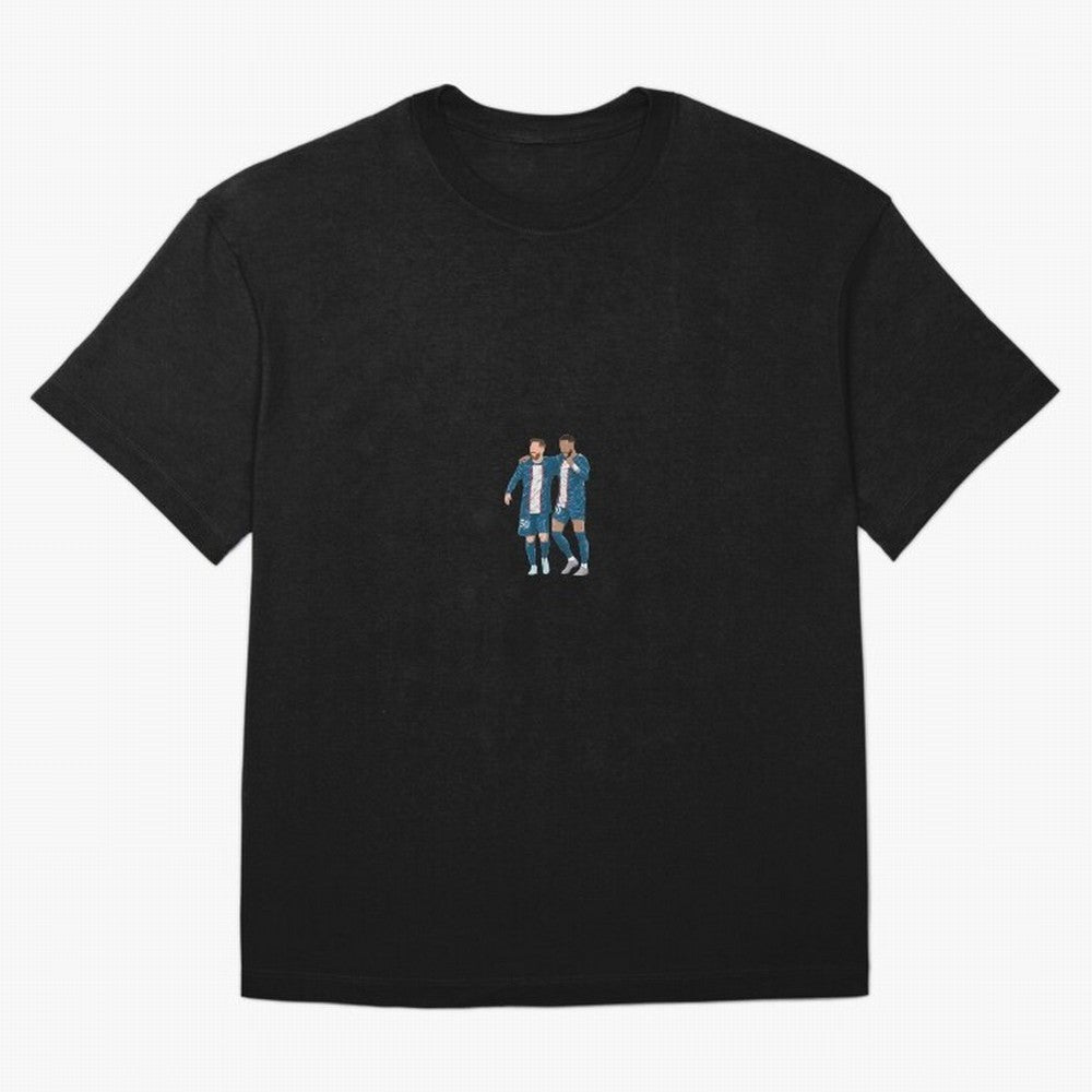 Lionel Messi and Neymar JR Minimalist Classic T-Shirt Experience the Global Stage of Match Day Hype around FIFA World Cup 2026, Cristiano Ronaldo, Portugal, Spain and Germany, Supporter Pride, Iconic Celebrations, Legendary Names and Global Match