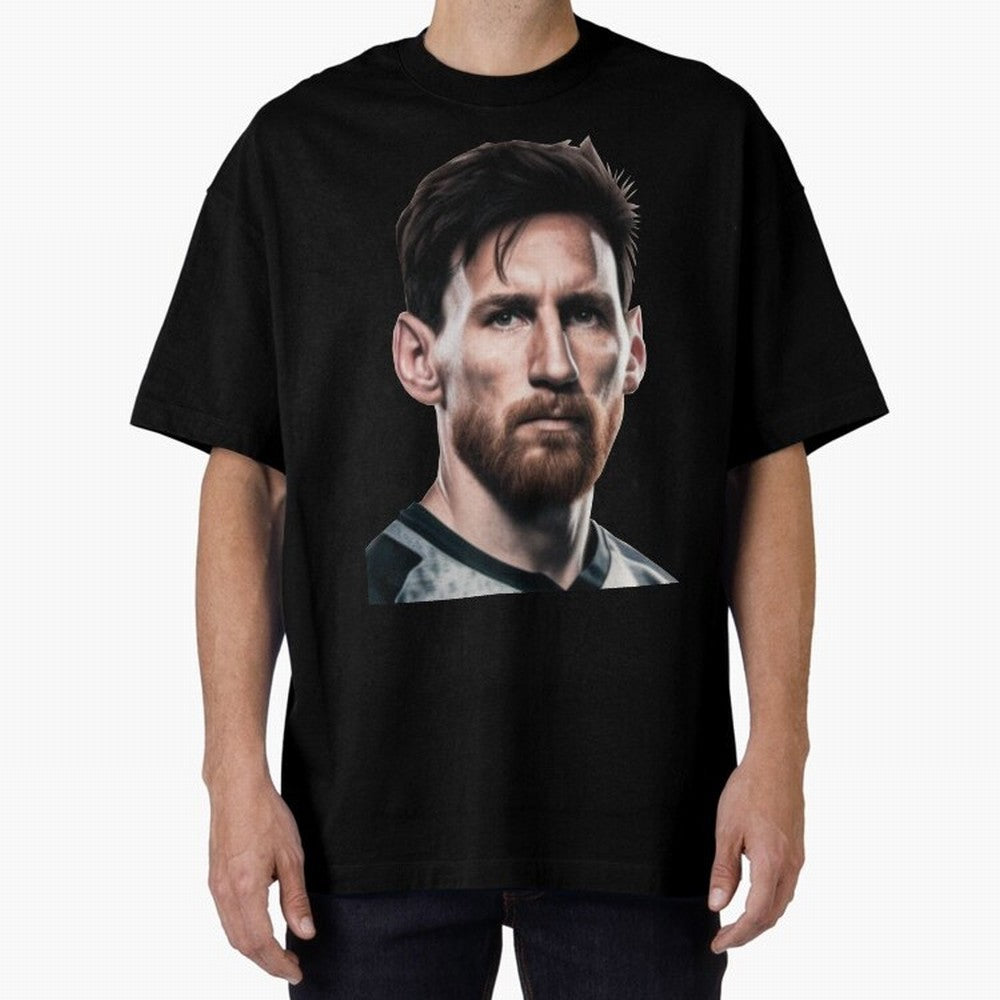 Lionel Messi Oversized T-Shirt Enjoy the FIFA World Cup 2026 USA Canada Mexico Journey through Haaland Highlights, Brazil Pride, Soccer Culture, Superstar Moments, National Team Dreams and Competitive Fire; Created for Match Day Parties, Soccer