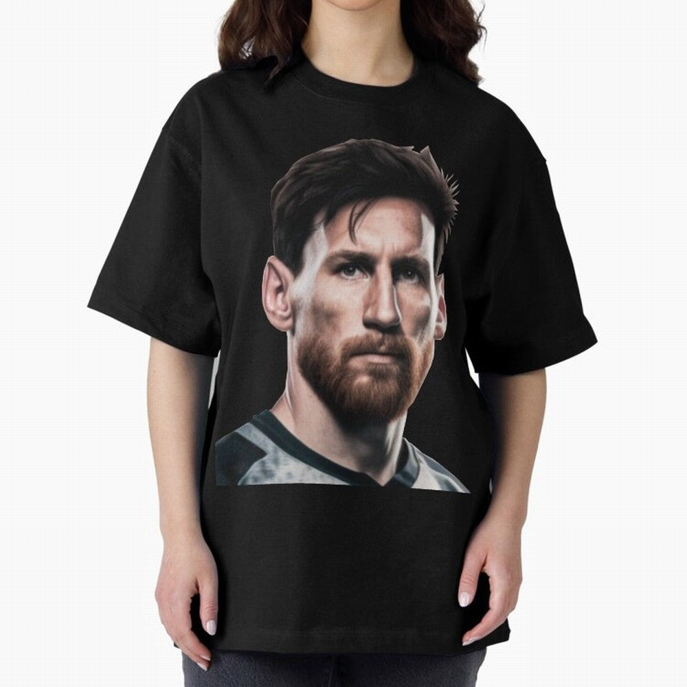 Lionel Messi Oversized T-Shirt Enjoy the FIFA World Cup 2026 USA Canada Mexico Journey through Haaland Highlights, Brazil Pride, Soccer Culture, Superstar Moments, National Team Dreams and Competitive Fire; Created for Match Day Parties, Soccer