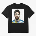 Lionel Messi Oversized T-Shirt Stand with Match Day Hype around FIFA World Cup 2026, Messi and Cristiano Ronaldo, Netherlands, Match Day Excitement, Supporter Culture, Golden Goals and Global Football Passion; Perfect for Supporters Who Want Bold