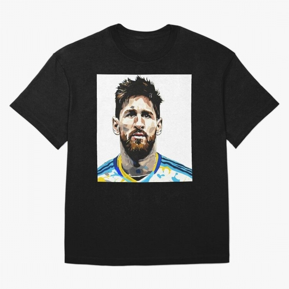 Lionel Messi Oversized T-Shirt Stand with Match Day Hype around FIFA World Cup 2026, Messi and Cristiano Ronaldo, Netherlands, Match Day Excitement, Supporter Culture, Golden Goals and Global Football Passion; Perfect for Supporters Who Want Bold