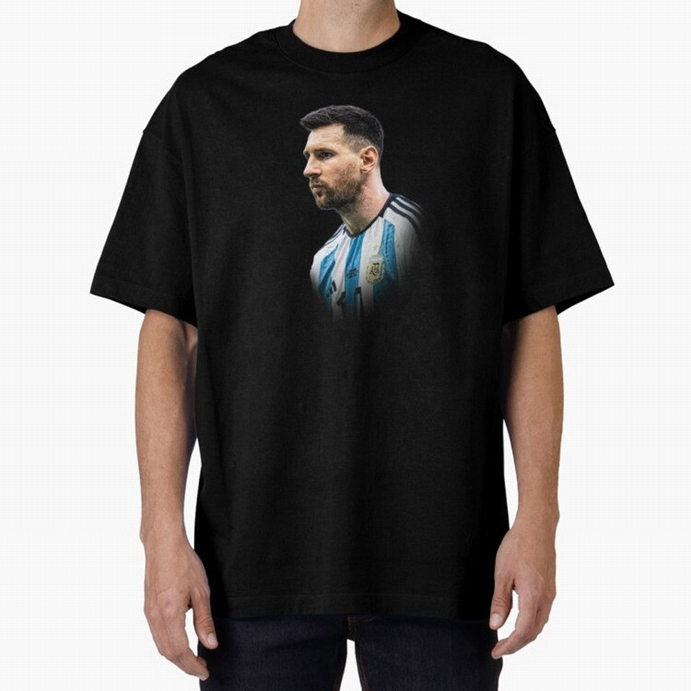 Lionel Messi Oversized T-Shirt Stand with FIFA World Cup 2026 USA Canada Mexico Capturing Mbappe, England and Germany Energy, Soccer Culture, Superstar Moments, National Team Dreams and Competitive Fire; Perfect for Supporters Who Want Bold