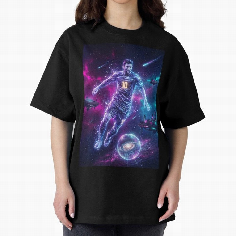 Lionel Messi The Eternal GOAT Of Another Galaxy - (Version 5) Classic T-Shirt Celebrate the Stars of Global Football Passion for FIFA World Cup 2026, Connected to Haaland, Argentina, France and Brazil, Football Festival Excitement, Trophy