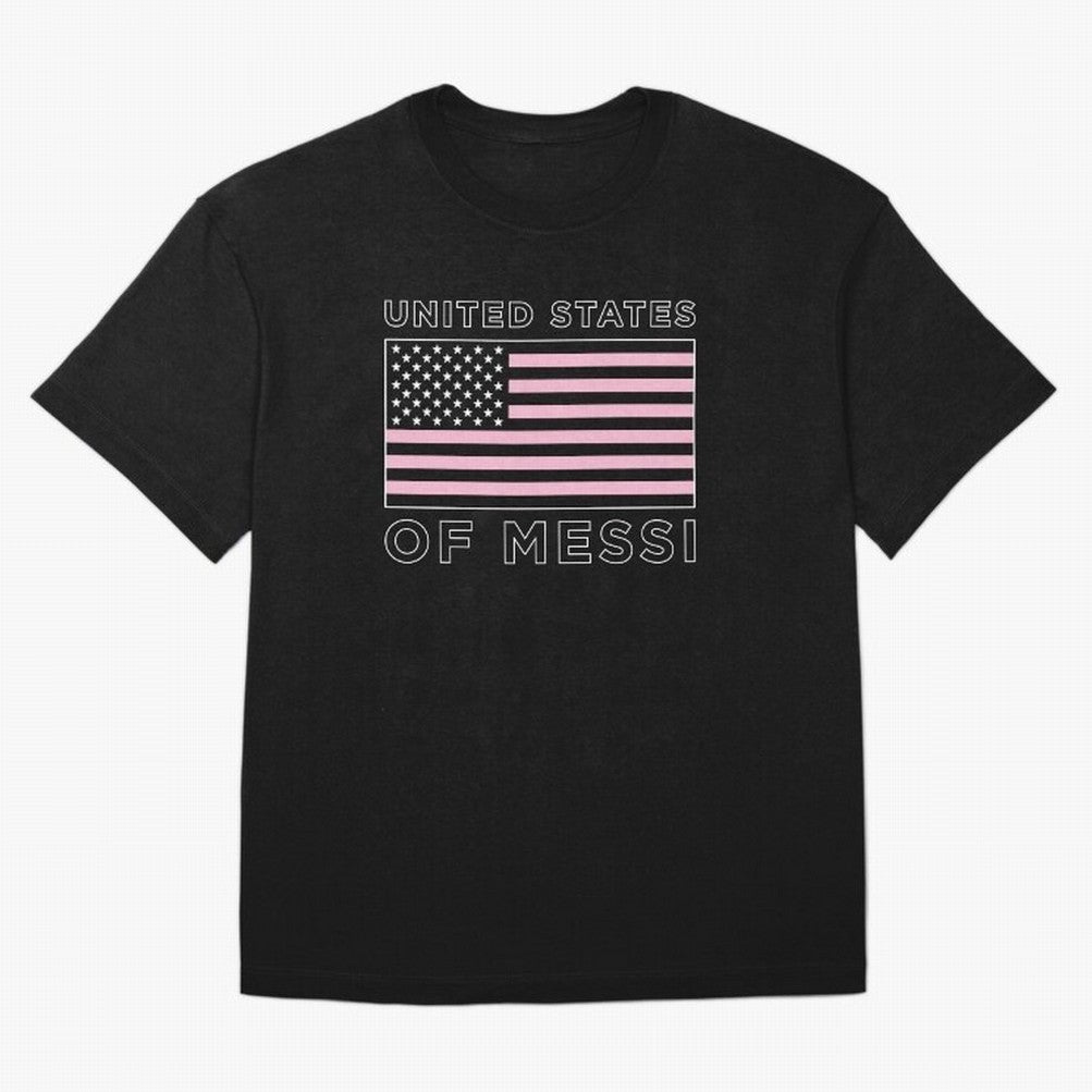 United States of Messi Oversized T-Shirt Live the Energy of Match Day Hype around FIFA World Cup 2026, Cristiano Ronaldo, Haaland and CR7, England, Global Supporter Spirit, Legendary Goals, National Colors and Tournament Celebration; Perfect for