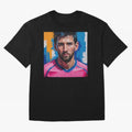 Vibrant Artistic Portrait of Lionel Messi (GOAT) - Digital painting (Version 3) Classic T-Shirt Showcase Match Day Hype around FIFA World Cup 2026 USA Canada Mexico, Cristiano Ronaldo, Haaland and CR7, Brazil, Soccer Culture, Superstar Moments,