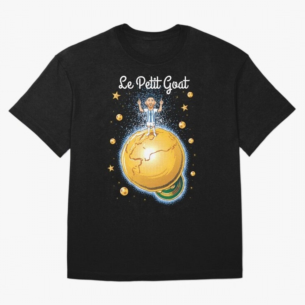 Le Petit Goat Essential T-Shirt Fuel Your Fan Pride for FIFA World Cup 2026 for Fans of Messi, Neymar and Mbappe and Netherlands, Bringing Vintage Soccer Flavor, Modern Football Stars, National Flags and Final Night Emotion; Created for Match Day