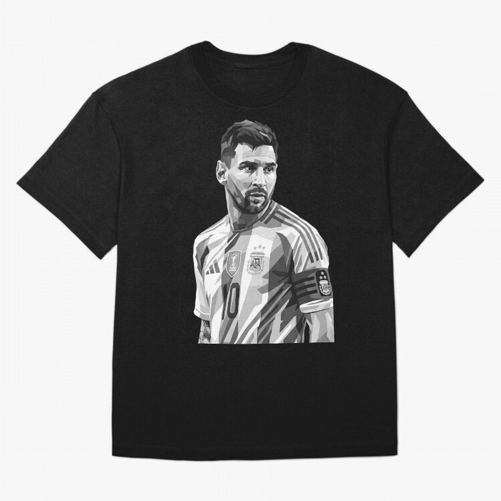 Messi grayscale Classic T-Shirt Bring a Champion Mindset to Match Day Hype around FIFA World Cup 2026, Mbappe and Neymar, Argentina and Brazil, Tournament Hype, Historic Matchups, Family Viewing Parties and Global Sports Pride; Ideal for Passionate