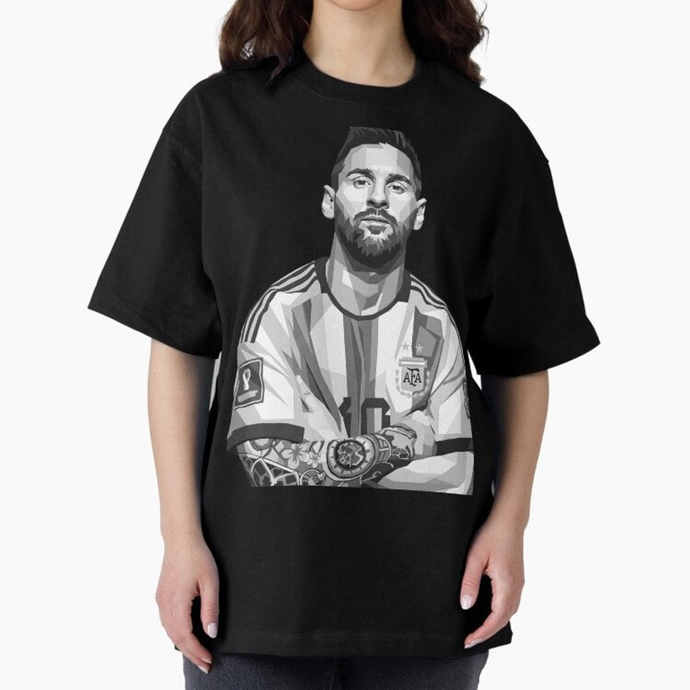 Messi grayscale Classic T-Shirt Represent the Passion of Match Day Hype around FIFA World Cup 2026 Group Stage, Mbappe and Neymar, Brazil, Portugal and Argentina, Classic Soccer Heritage, Championship Pressure, Fan Loyalty and International Pride;
