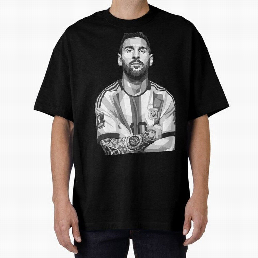 Messi grayscale Classic T-Shirt Represent the Passion of Match Day Hype around FIFA World Cup 2026 Group Stage, Mbappe and Neymar, Brazil, Portugal and Argentina, Classic Soccer Heritage, Championship Pressure, Fan Loyalty and International Pride;