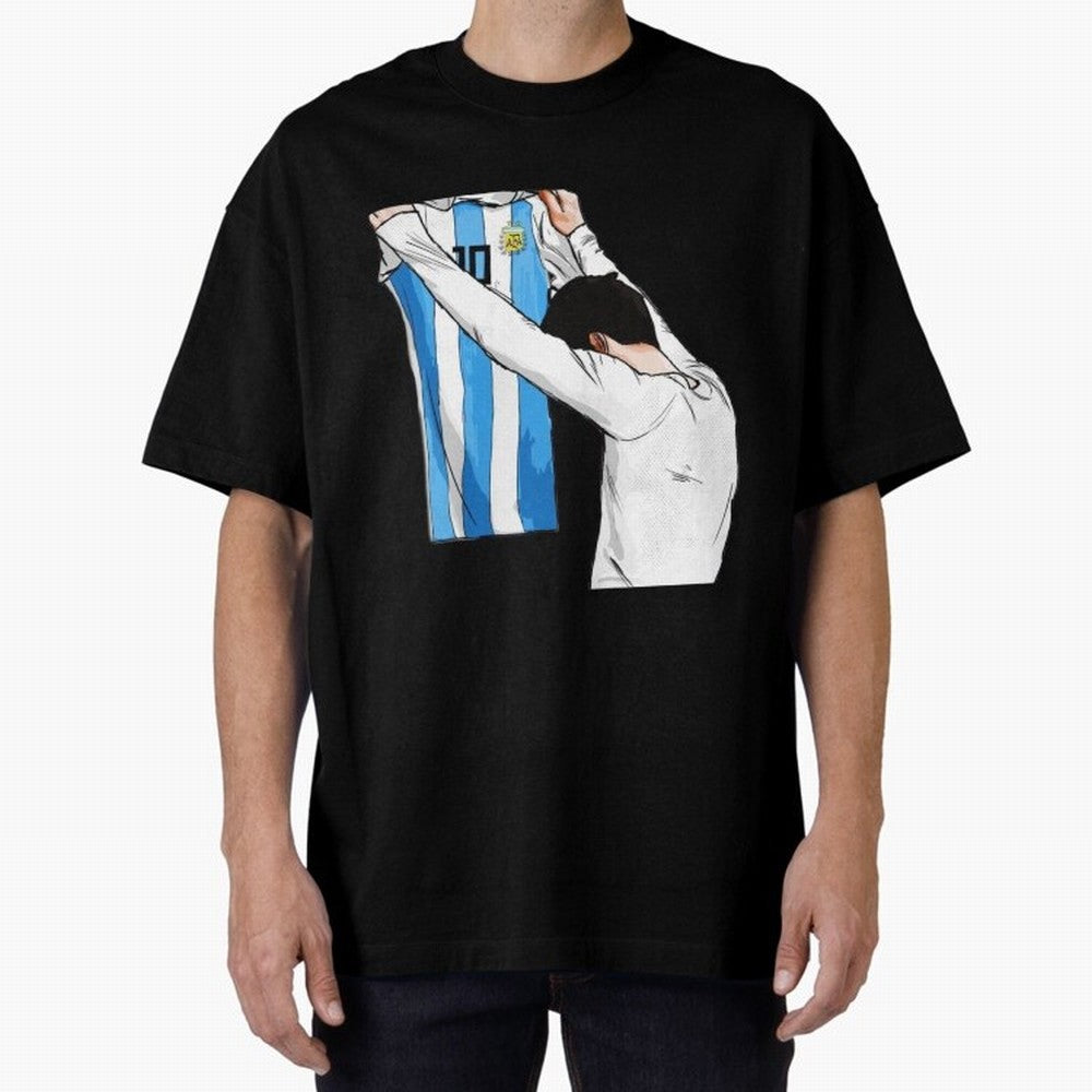 Lionel Messi holding his shirt, Argentina copa america| Perfect Gift For you and friends Classic T-Shirt Celebrate the Biggest Stage of the FIFA World Cup 2026 USA Canada Mexico Journey through Haaland Highlights, Argentina and Brazil Pride,