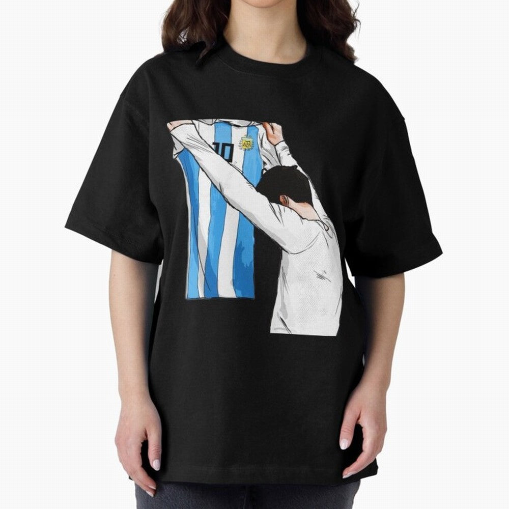 Lionel Messi holding his shirt, Argentina copa america| Perfect Gift For you and friends Classic T-Shirt Celebrate the Biggest Stage of the FIFA World Cup 2026 USA Canada Mexico Journey through Haaland Highlights, Argentina and Brazil Pride,