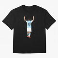 Lionel Messi, m30 Classic T-Shirt Honor Global Football Passion for FIFA World Cup 2026 Group Stage, Driven by Messi, Neymar and Mbappe, France and Portugal, Football Festival Excitement, Trophy Ambitions, Country Rivalries and Star Player Buzz;