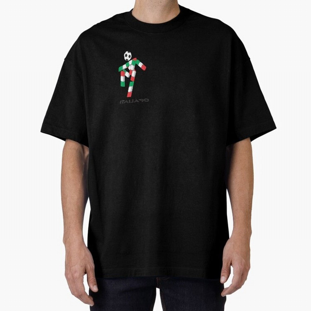 italia 90 footballer logo Classic T-Shirt Show Up for the Glory of Match Day Hype around FIFA World Cup 2026 USA Canada Mexico, Mbappe, England and Germany, Match Day Excitement, Supporter Culture, Golden Goals and Global Football Passion; Made for