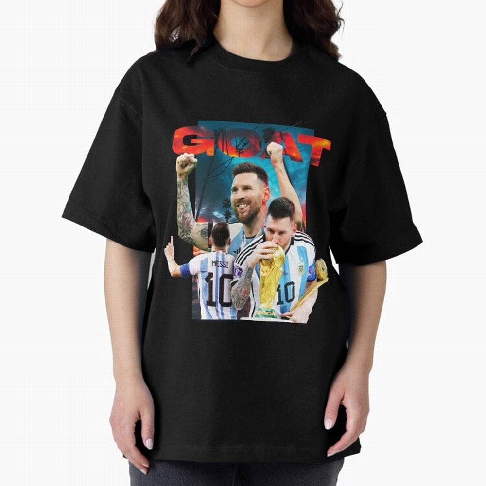 Messi GOAT Classic T-Shirt Celebrate the Next Chapter of Match Day Hype around FIFA World Cup 2026, Haaland, England, France and Netherlands, Goal Celebration Energy, Supporter Heritage, Football Icons and Worldwide Tournament Joy; Ideal for Fans