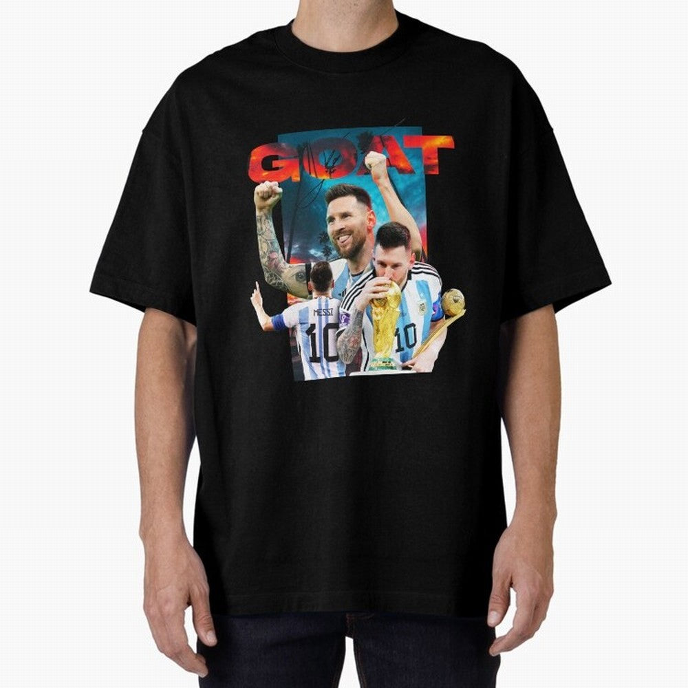 Messi GOAT Classic T-Shirt Celebrate the Next Chapter of Match Day Hype around FIFA World Cup 2026, Haaland, England, France and Netherlands, Goal Celebration Energy, Supporter Heritage, Football Icons and Worldwide Tournament Joy; Ideal for Fans