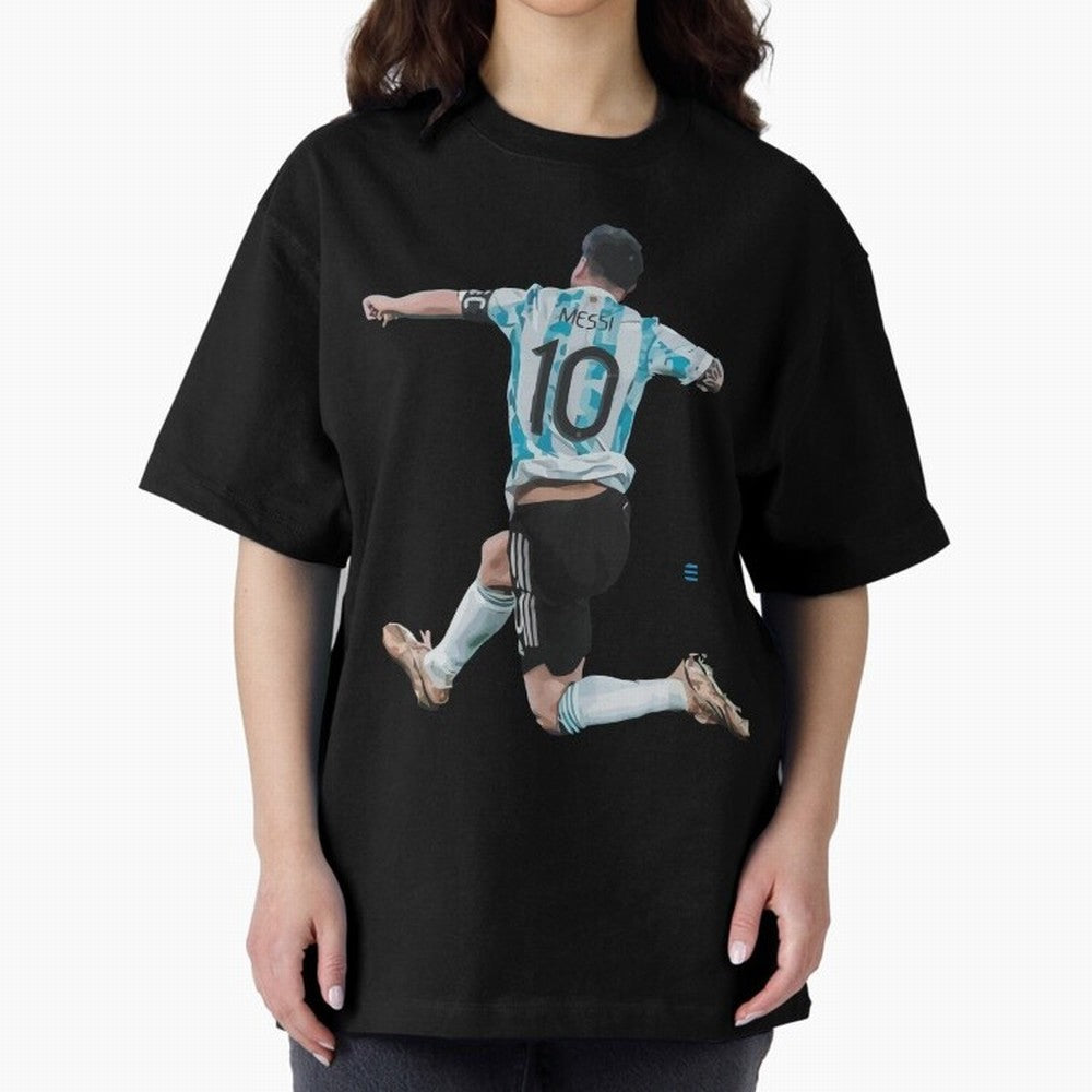 Messi 10 The Goat Oversized T-Shirt Elevate the FIFA World Cup 2026 Journey through Messi Highlights, Netherlands Pride, Classic Soccer Heritage, Championship Pressure, Fan Loyalty and International Pride; Made for Collectors Who Enjoy Iconic