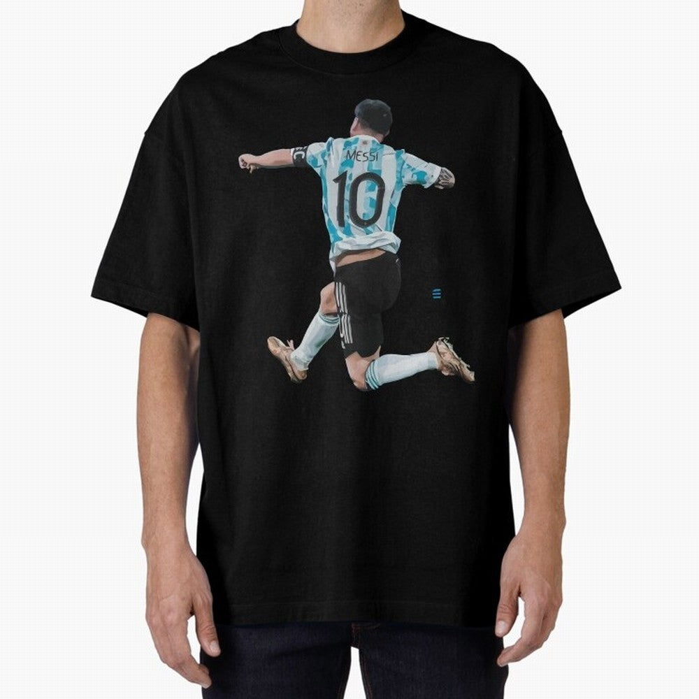 Messi 10 The Goat Oversized T-Shirt Elevate the FIFA World Cup 2026 Journey through Messi Highlights, Netherlands Pride, Classic Soccer Heritage, Championship Pressure, Fan Loyalty and International Pride; Made for Collectors Who Enjoy Iconic