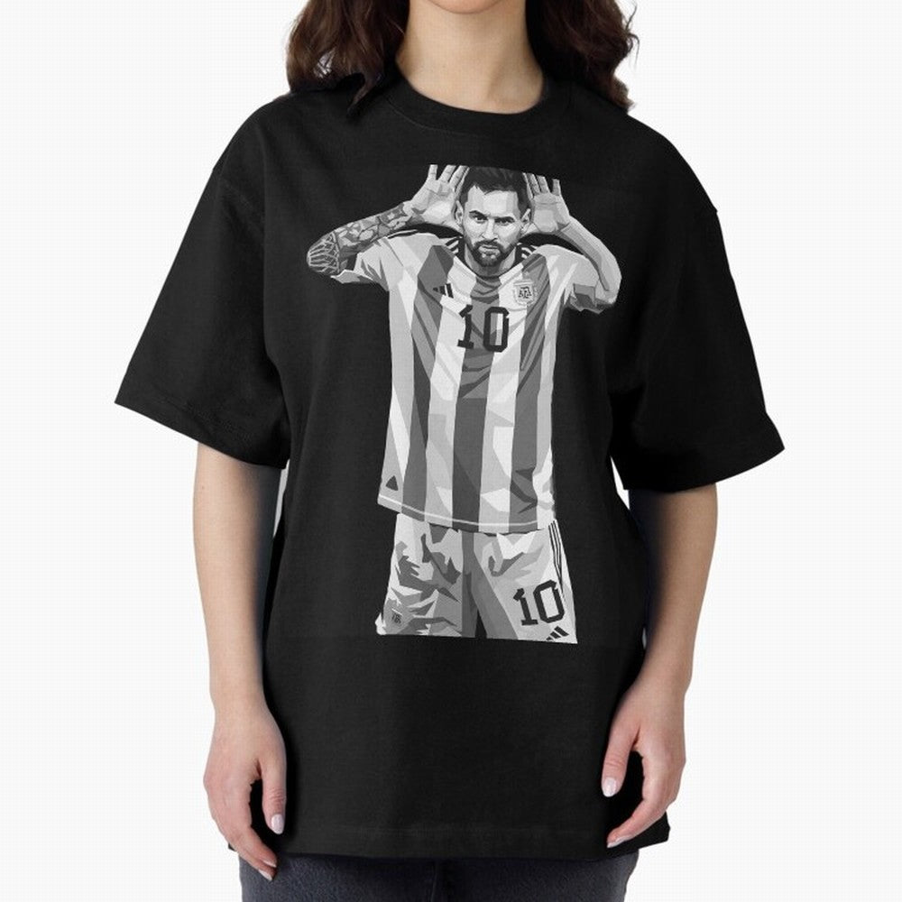 Messi grayscale Classic T-Shirt Fuel FIFA World Cup 2026 Group Stage for Fans of Cristiano Ronaldo and Brazil, Bringing Game Day Rituals, Football Legends, Country Pride and the Road to the Final; Ideal for Football Dads, Football Moms, Friends,