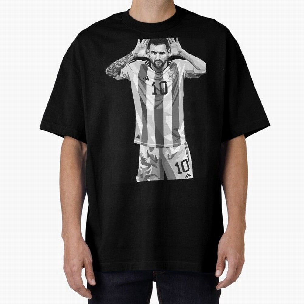 Messi grayscale Classic T-Shirt Fuel FIFA World Cup 2026 Group Stage for Fans of Cristiano Ronaldo and Brazil, Bringing Game Day Rituals, Football Legends, Country Pride and the Road to the Final; Ideal for Football Dads, Football Moms, Friends,