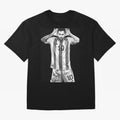 Messi grayscale Classic T-Shirt Fuel FIFA World Cup 2026 Group Stage for Fans of Cristiano Ronaldo and Brazil, Bringing Game Day Rituals, Football Legends, Country Pride and the Road to the Final; Ideal for Football Dads, Football Moms, Friends,