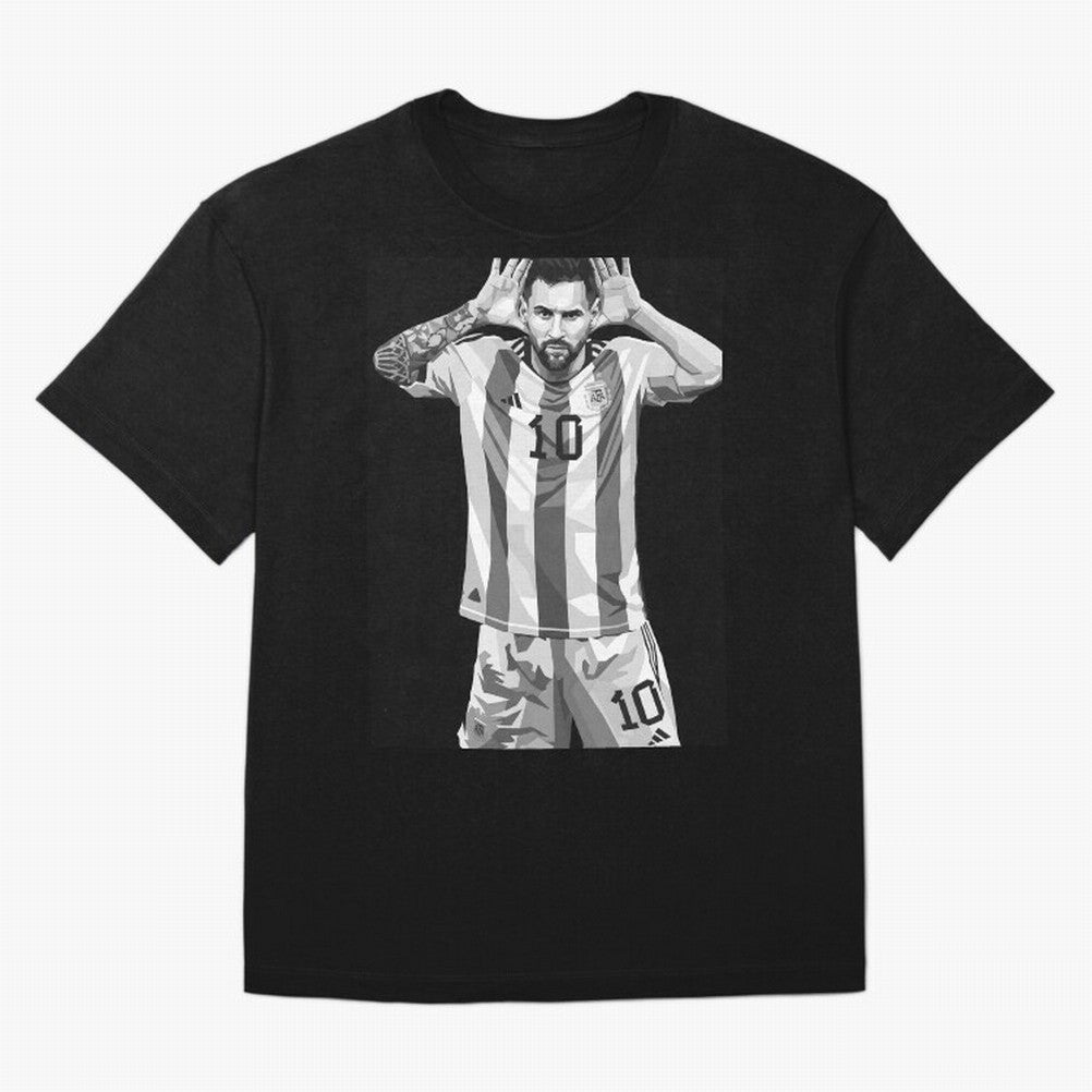 Messi grayscale Classic T-Shirt Fuel FIFA World Cup 2026 Group Stage for Fans of Cristiano Ronaldo and Brazil, Bringing Game Day Rituals, Football Legends, Country Pride and the Road to the Final; Ideal for Football Dads, Football Moms, Friends,