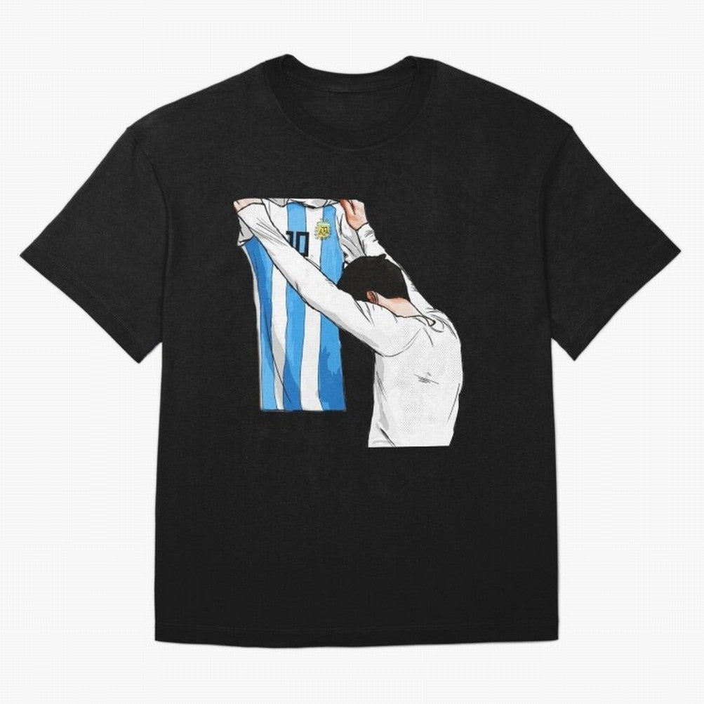 Lionel Messi holding his shirt, Argentina copa america| Perfect Gift For you and friends Classic T-Shirt Fuel Your Fan Pride for FIFA World Cup 2026 USA Canada Mexico Made for Messi, Neymar and Mbappe, Germany Energy, Game Day Rituals, Football