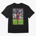 Lionel Messi (2) caricature Oversized T-Shirt Bring FIFA World Cup 2026 USA Canada Mexico for Fans of Haaland and Mbappe and Portugal, Spain and Germany, Bringing Champion Mindset, Group Stage Buzz, Knockout Tension and Passionate Fan Culture;