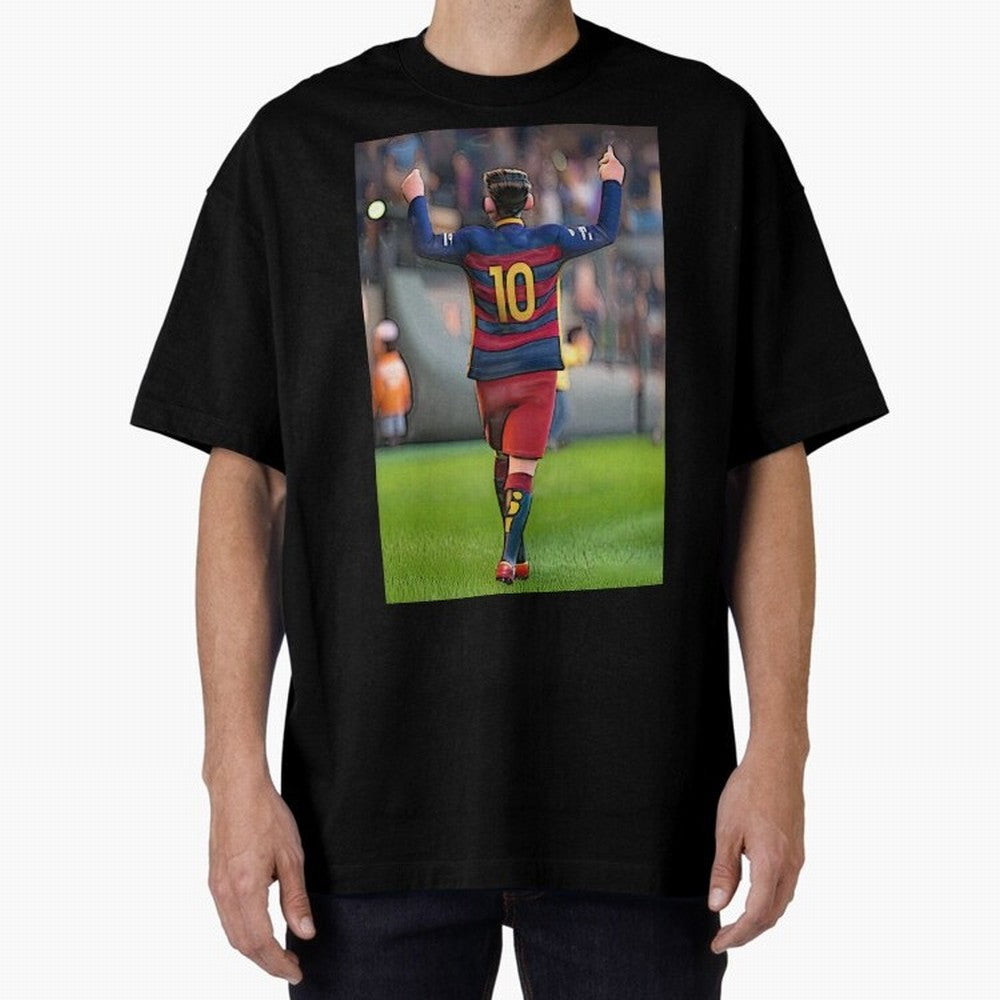 Lionel Messi (2) caricature Oversized T-Shirt Bring FIFA World Cup 2026 USA Canada Mexico for Fans of Haaland and Mbappe and Portugal, Spain and Germany, Bringing Champion Mindset, Group Stage Buzz, Knockout Tension and Passionate Fan Culture;