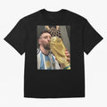 lionel Messi Oversized T-Shirt Bring International Match Energy to FIFA World Cup 2026 for Fans of Messi, CR7 and Mbappe and Spain, Bringing Stadium Memories, Football Loyalty, International Chants and Championship Tradition; Ideal for Fans Who